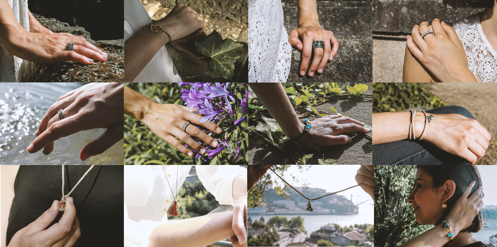 collection of face and product photography