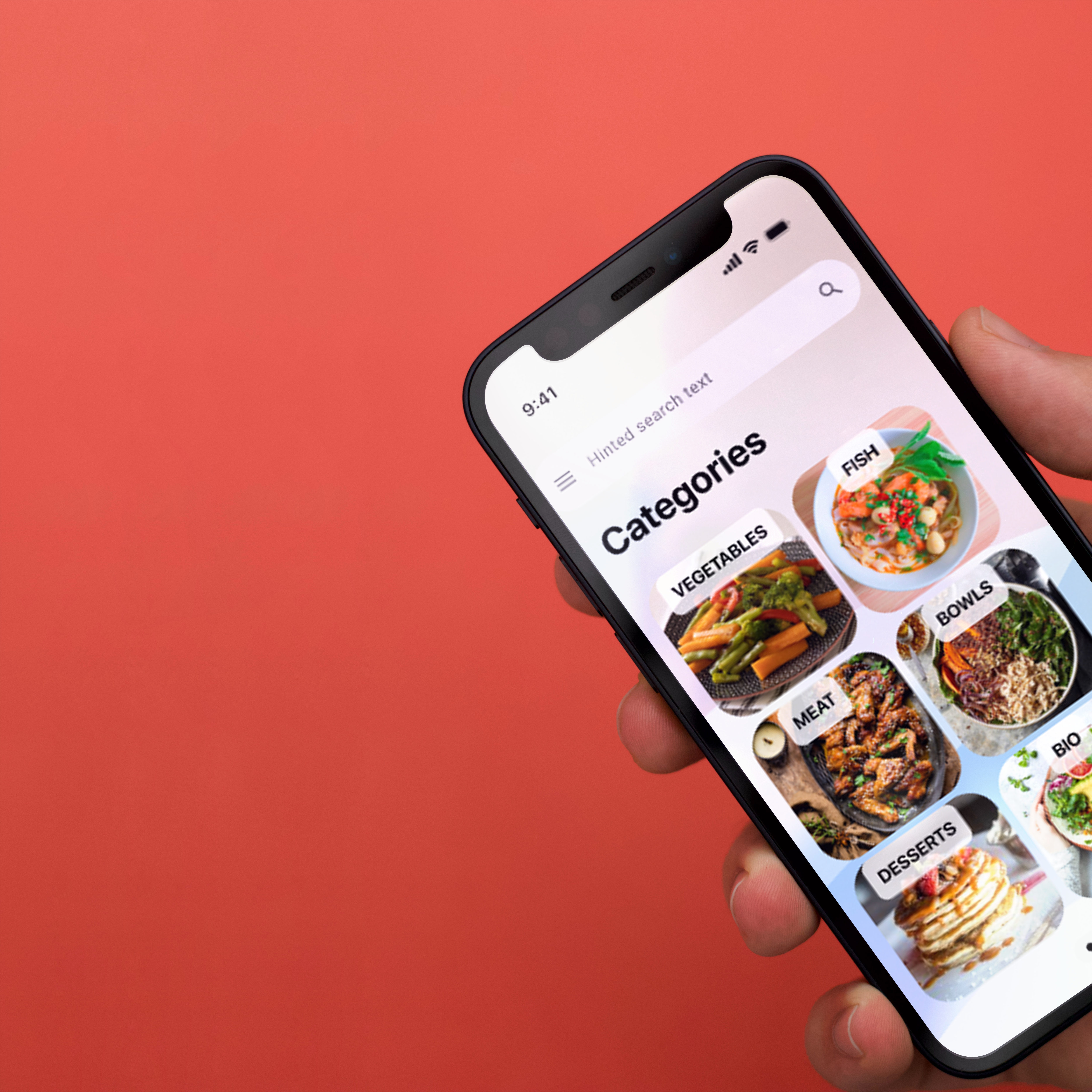 Food app mockup 3