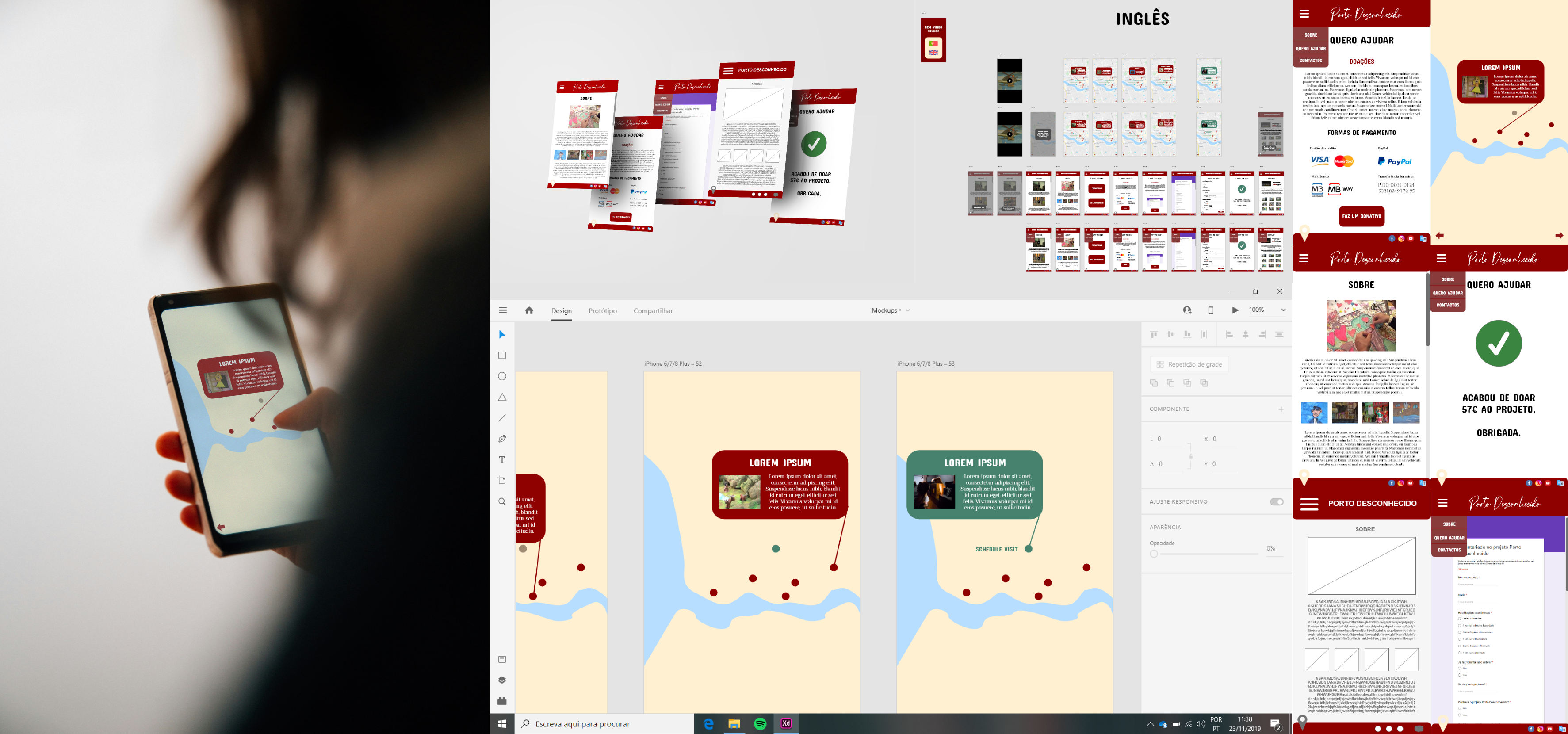 Motion graphics animation